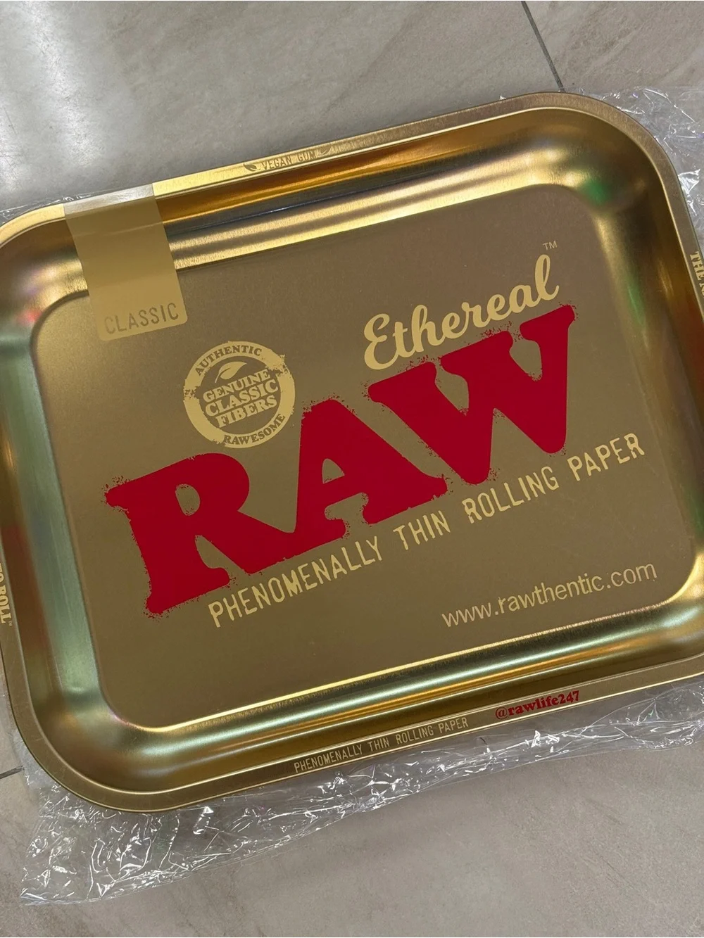 RAW Ethereal Gold Tray XL